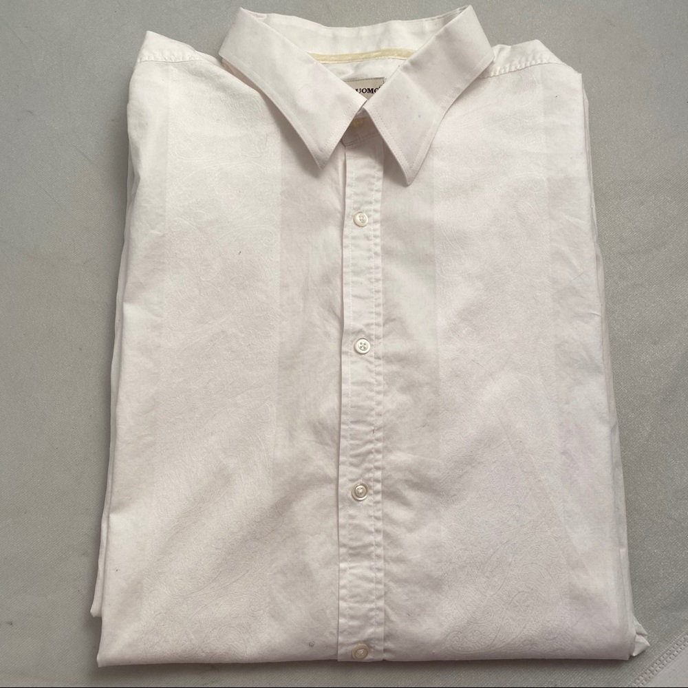 Pronto Uomo white button down shirt 3XLT
